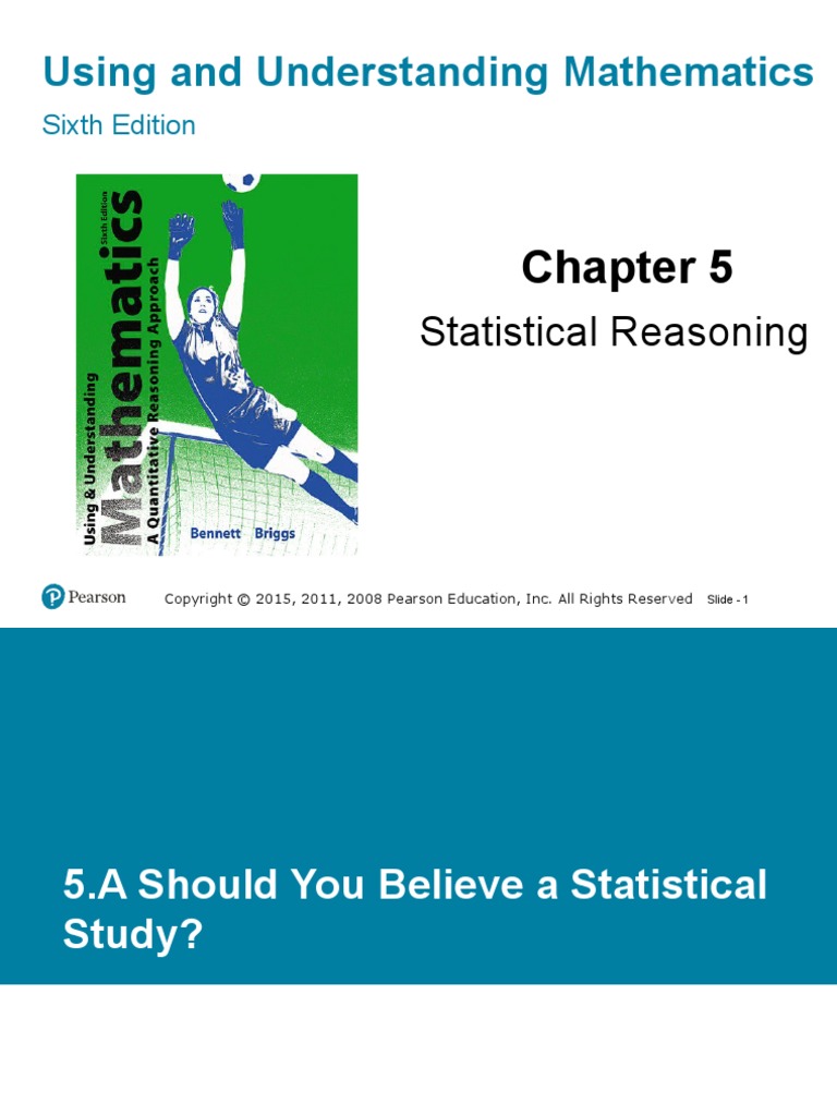Using and understanding mathematics statistical reasoning pdf