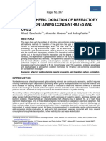 Atmospheric Oxidation of Refractory Gold-Containing Concentrates and Ores