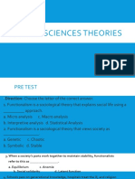 Social Sciences Theories