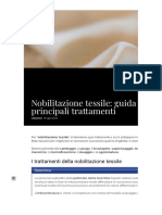 Nobilitazione Tessile: Guida Rapida Ai Principali Trattamenti