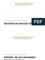 Metodos de Analisis Cinetico: Departamento de Ingenieria Quimica Universidad de Magallanes