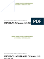 Metodos de Analisis Cinetico: Departamento de Ingenieria Quimica Universidad de Magallanes