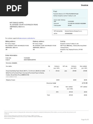 invoice