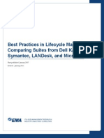 Best Practices in Lifecycle Management