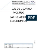 Manual de Usuario Facturacion Electronica