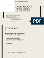 Minerología: Tecnología de Análisis Químico