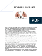 Manual em Portugues Da Caneta Espiã