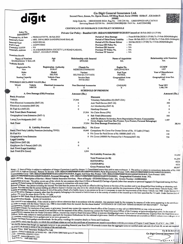 Claim Form Part A And B