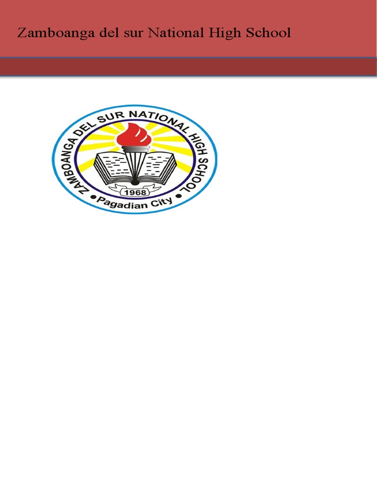 Zamboanga Del Sur National High School | PDF