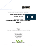 Environmental Management Plan: Construction