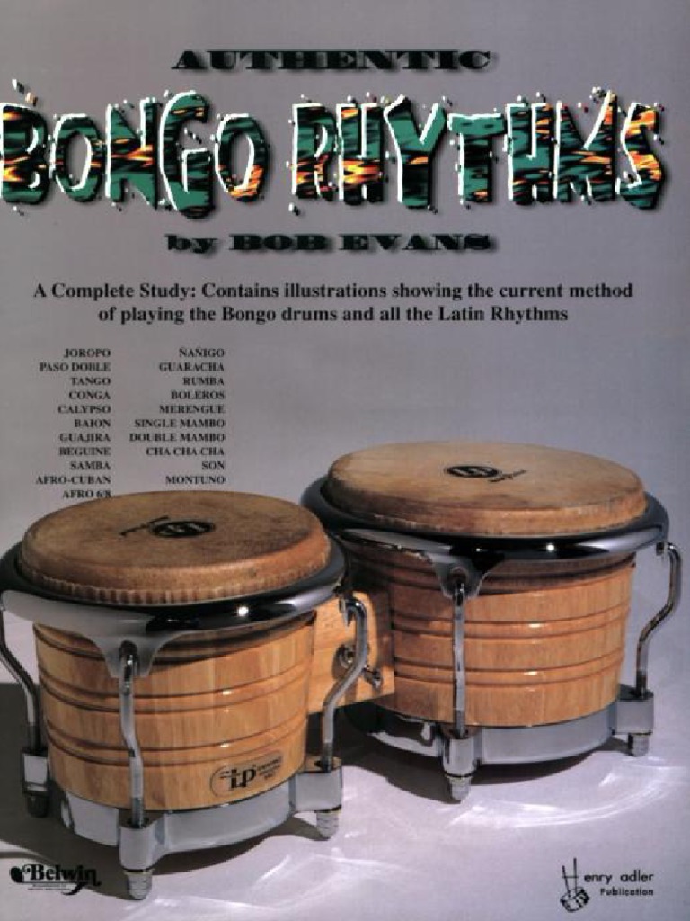 Bob Evans Authentic Bongo Rhythms PDF Rhythm Dances