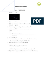 Examen de Especialidad de Astronomia