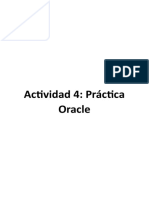 Actividad 4: Práctica Oracle