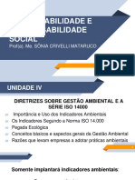 Sustentabilidade E Responsabilidade Social: Prof (A) - Me. Sônia Crivelli Mataruco