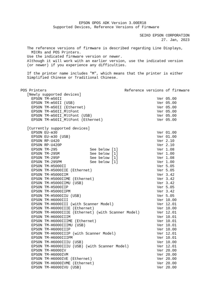 Supported Devices List PDF Usb Manufactured Goods