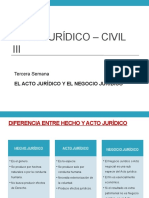 Acto Jurídico - Civil III