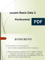 Sistem Basis Data 2 Konkurensi