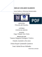 Universidad Gerardo Barrios: Filosofía Del Derecho