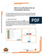 Mecanismos de Aprobación de Ciudadanía Digital