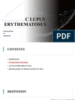 Systemic Lupus Erythematosus: Emmanual Pious 59 120 BATCH