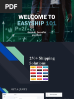 Easyship 101