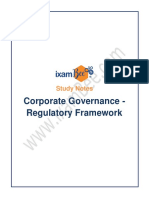 Regulatory framework guides corporate governance