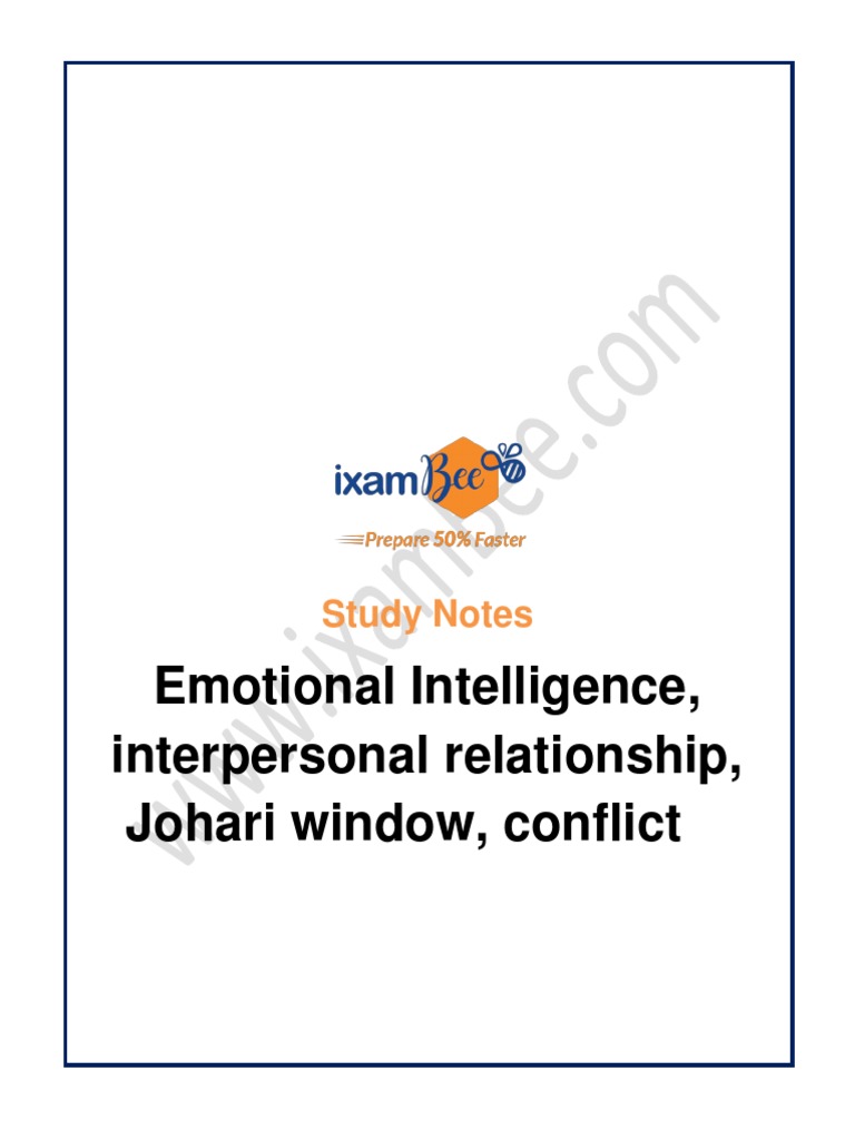 Understanding Emotional Intelligence | PDF | Emotional Intelligence ...