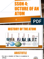 Lesson 4: The Structure of An Atom