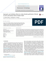 Synergetic and Inhibition Effects in Carbon Dioxide Gasification of Blends of Coals and Biomass Fuels of Indian Origin - Elsevier Enhanced Reader