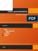 Sales presentation