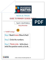 Week 6 Word Problems Primary School