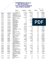 DISTRIBRONCES SECO S A balance sheet for non-tax deductible expenses