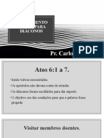 Treinamento Básico para Diáconos: Pr. Carlos R. Lima