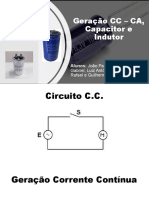 Circuito CC Geração Corrente Contínua