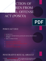 Protect Children from Sexual Abuse - Summary of POSCO Act