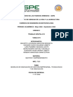 Modelos de Innovación de Gestion Empresarial, Tecnologico y de Innovación