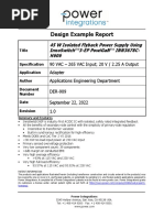 Design Example Report: 45 W Isolated Flyback Power Supply Using Innoswitch 3-Ep Powigan Inn3678C-H606