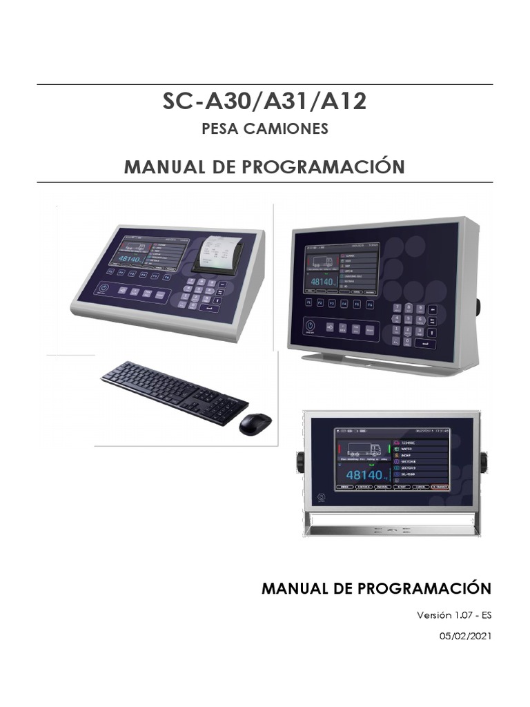 Calibración SC-A30: Guía Rápida | PDF | Ventana (informática) | Calibración