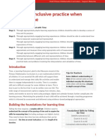 Supporting Inclusive Practice When Teaching Time: Learning Outcomes Associated With Time