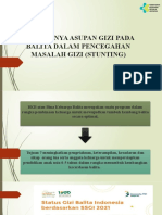 Pentingnya Asupan Gizi pada Balita dalam Pencegahan Masalah Gizi (Stunting