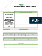 Reporte de Incumplimiento en El Area de Trabajo: Situacion Observada Descripcion de La Situacion