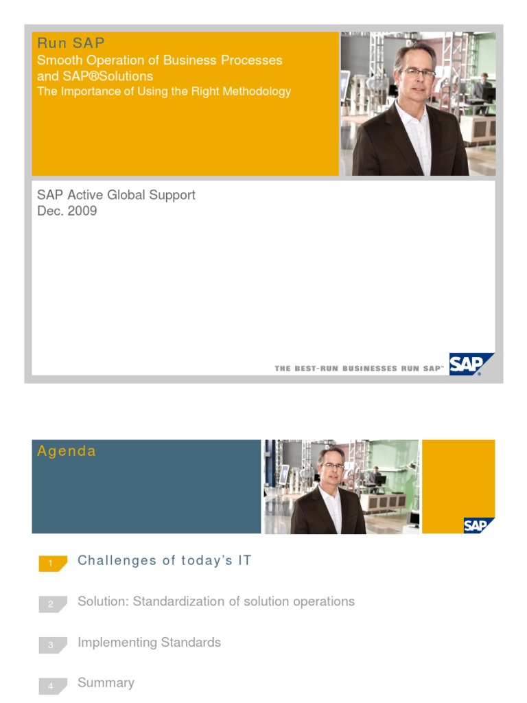 Run Sap Smooth Operation of Business Processes and SAP®Solutions PDF