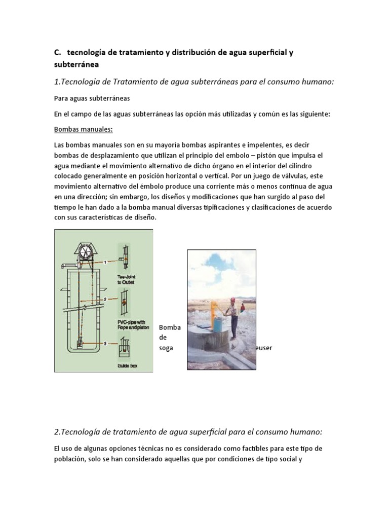 1.tecnologia de Tratamiento de Agua Subterráneas para El Consumo Humano ...