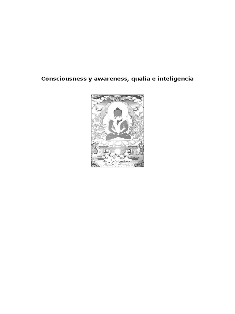 Consciousness y Awareness | PDF | Mente | Inteligencia