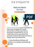 Dance Etiquette