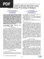 Computer Aided Leukemia Detection Using Image Processing Techniques