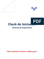 Check de Iniciación