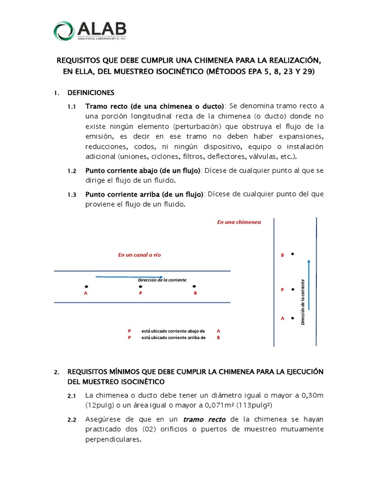 Requisitos A Cumplir Por Las Chimeneas para Efectuar en Ellas Los ...