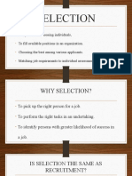 HR Selection Process & Global Perspectives