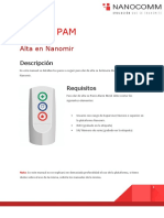 Manual PAM: Alta en Nanomir